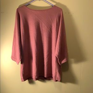 blush sweater